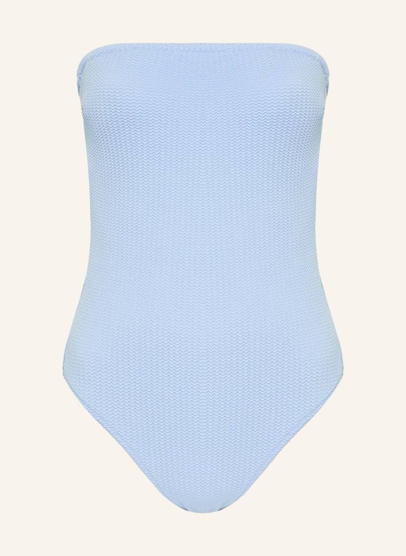 Seafolly Bandeau-Badeanzug Sea Dive blau von Seafolly