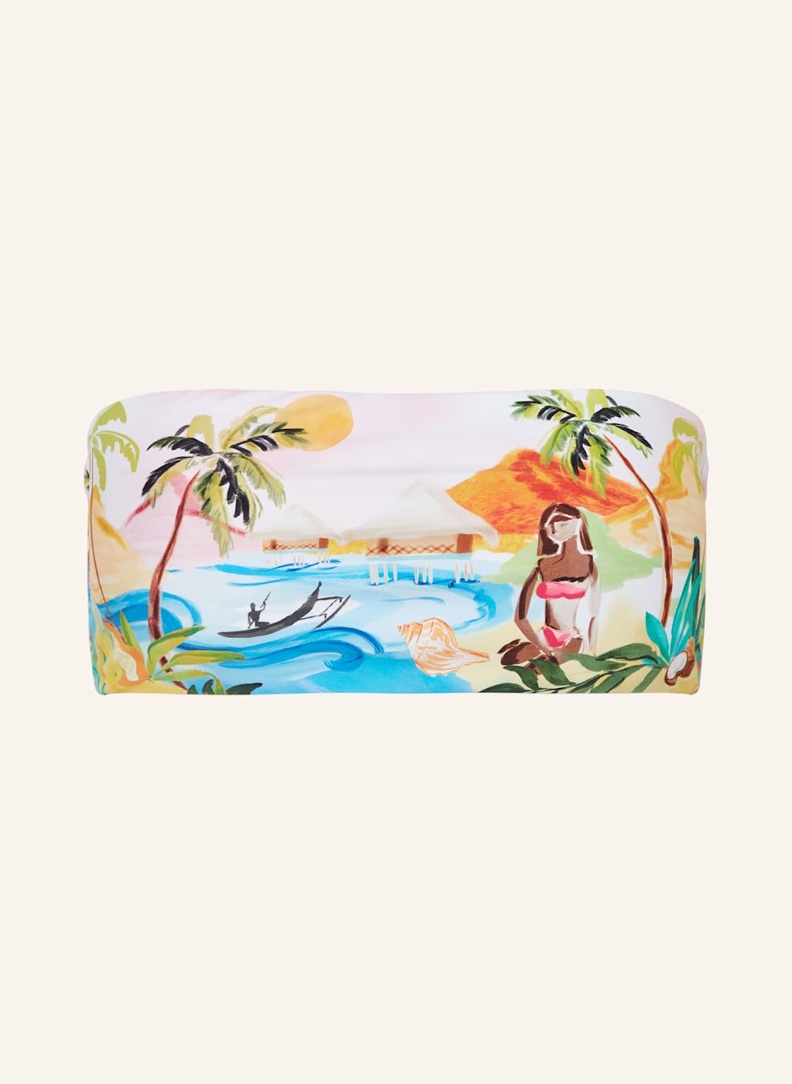 Seafolly Bandeau-Bikini-Top South Pacific blau Seafolly Bandeau-Bikini-Top South Pacific blau von Seafolly