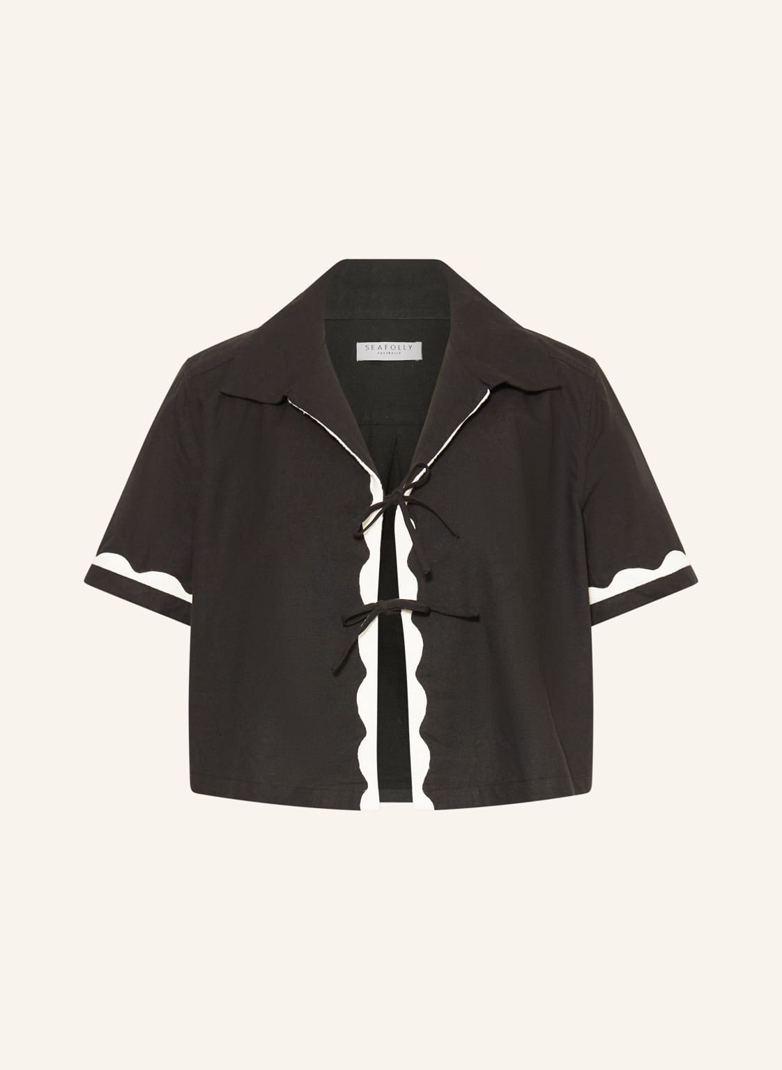 Seafolly Bluse schwarz von Seafolly