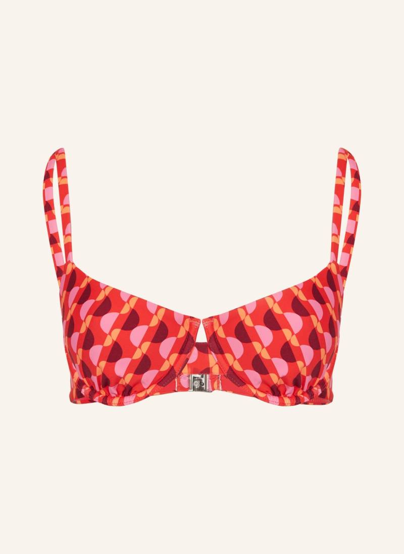 Seafolly Bügel-Bikini-Top Sorrento Flame rot von Seafolly