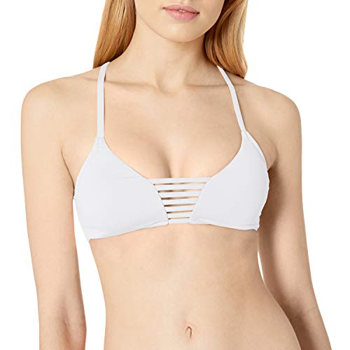 Seafolly Damen Active Multi Rouleau Bralette Bikinioberteil, Weiß White), 32 (Herstellergröße: 6) von Seafolly