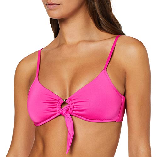 Seafolly Damen Active Ring Front Bralette Bikinioberteil Rosa Ultra Pink), 36 (Herstellergröße: 10) von Seafolly