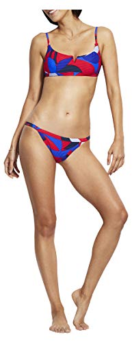 Seafolly Damen Brazilian Bikini Bottom Swimsuit with Skimpy Sides Bikinihose, Aloha Chili, 40 von Seafolly