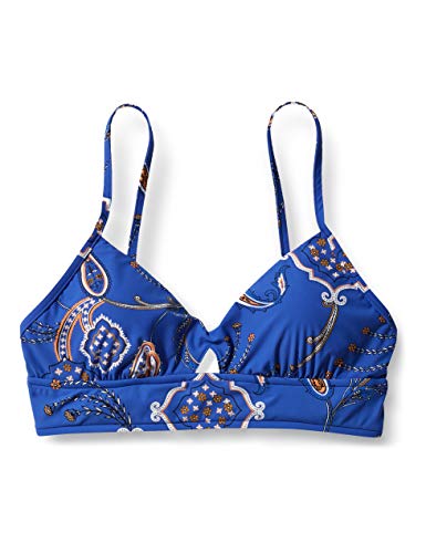 Seafolly Damen EL Dorado Bralette Bikinioberteil, Blau (Cobalt Cobalt), 38 (Herstellergröße: 12) von Seafolly