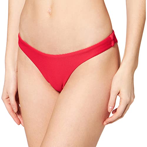 Seafolly Damen Essentials High Cut Bikinihose, Rot (Chilli Chilli), 36 (Herstellergröße: 10) von Seafolly