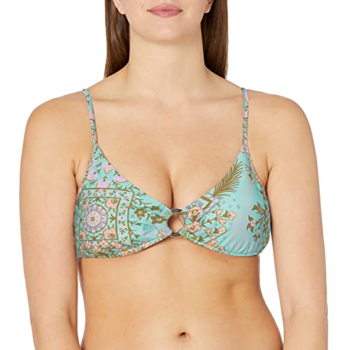 Seafolly Damen Free Spirit Ring Front Bralette Bikinioberteil, Türkis (Fresh Mint Fresh Mint), 32 (Herstellergröße: 6) von Seafolly