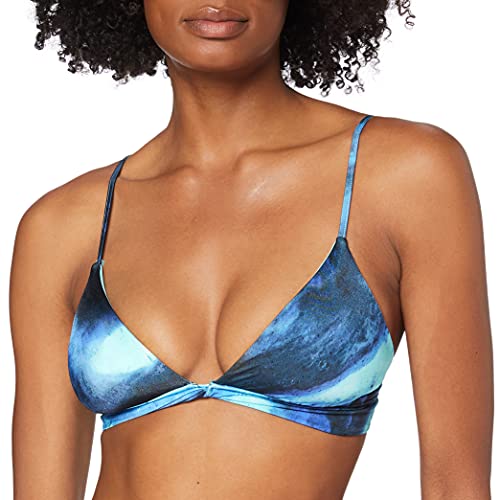 Seafolly Damen Ocean Ombre Twist Front Fixed Tri Bra Bikinioberteil, Blau (Blue Opal Blue Opal), 34 (Herstellergröße: 8) von Seafolly