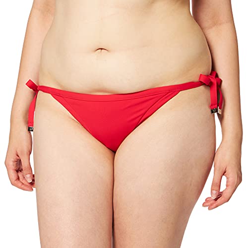 Seafolly Damen Seafolly Brazilian Tie Side Bikinihose,, per pack Rot (Chilli Chilli), 34 (Herstellergröße: 8) von Seafolly