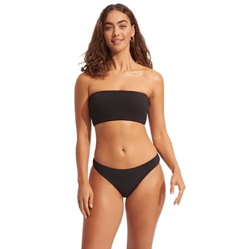 Seafolly Damen Tube Bikini Top Swimsuit Bikinioberteil, Sea Dive Schwarz, 38 von Seafolly