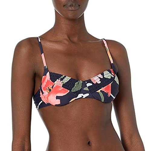 SEAFOLLY Damen Underwire Demi Cup Top Swimsuit Bikini, Summer Memoirs Indigo, 40 von Seafolly