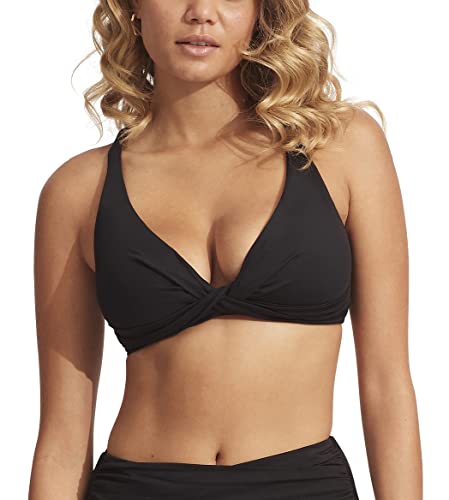 Seafolly Damen Women's Collective DD Double Wrap Front Bra Bikini Schwarz 16 von Seafolly