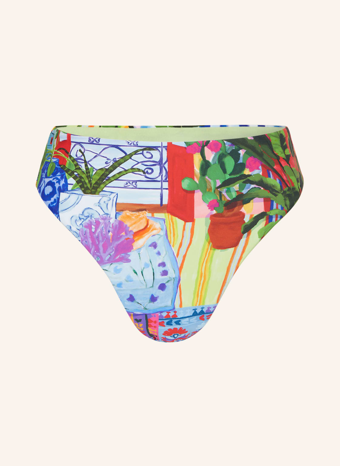 Seafolly Highwaist-Bikini-Hose La Boca blau von Seafolly