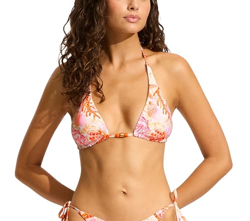 Seafolly La Mer Longline SlideTri White - 40 von Seafolly
