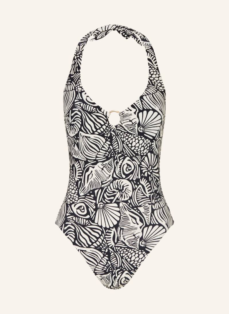 Seafolly Neckholder-Badeanzug Shells schwarz von Seafolly