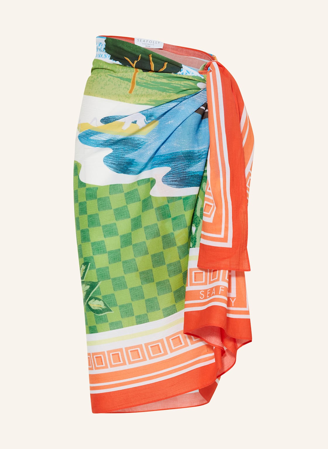 Seafolly Pareo Sunset blau Seafolly Pareo Sunset blau von Seafolly