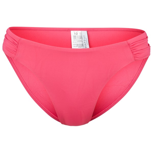 Seafolly - Seafolly Collective High Leg Ruched Side Pant - Bikini-Bottom Gr 32 orange von Seafolly