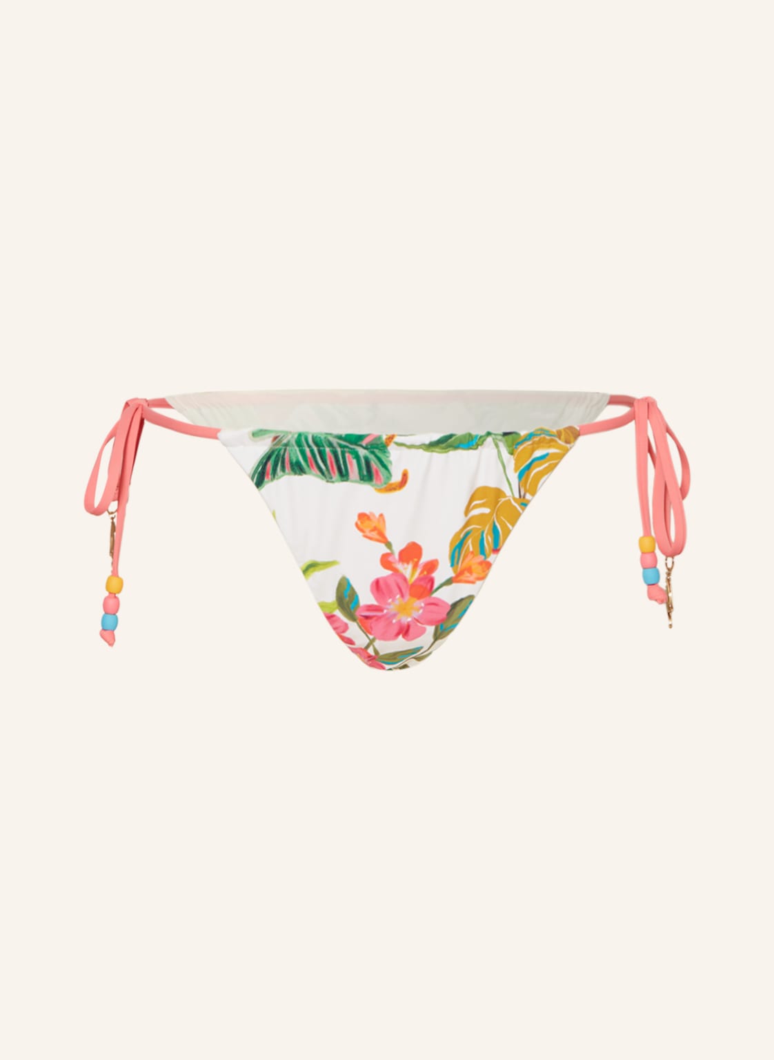 Seafolly Triangel-Bikini-Hose Tropica weiss von Seafolly