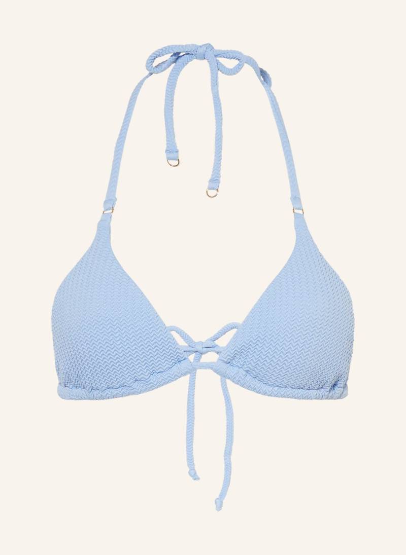 Seafolly Triangel-Bikini-Top Sea Dive blau von Seafolly