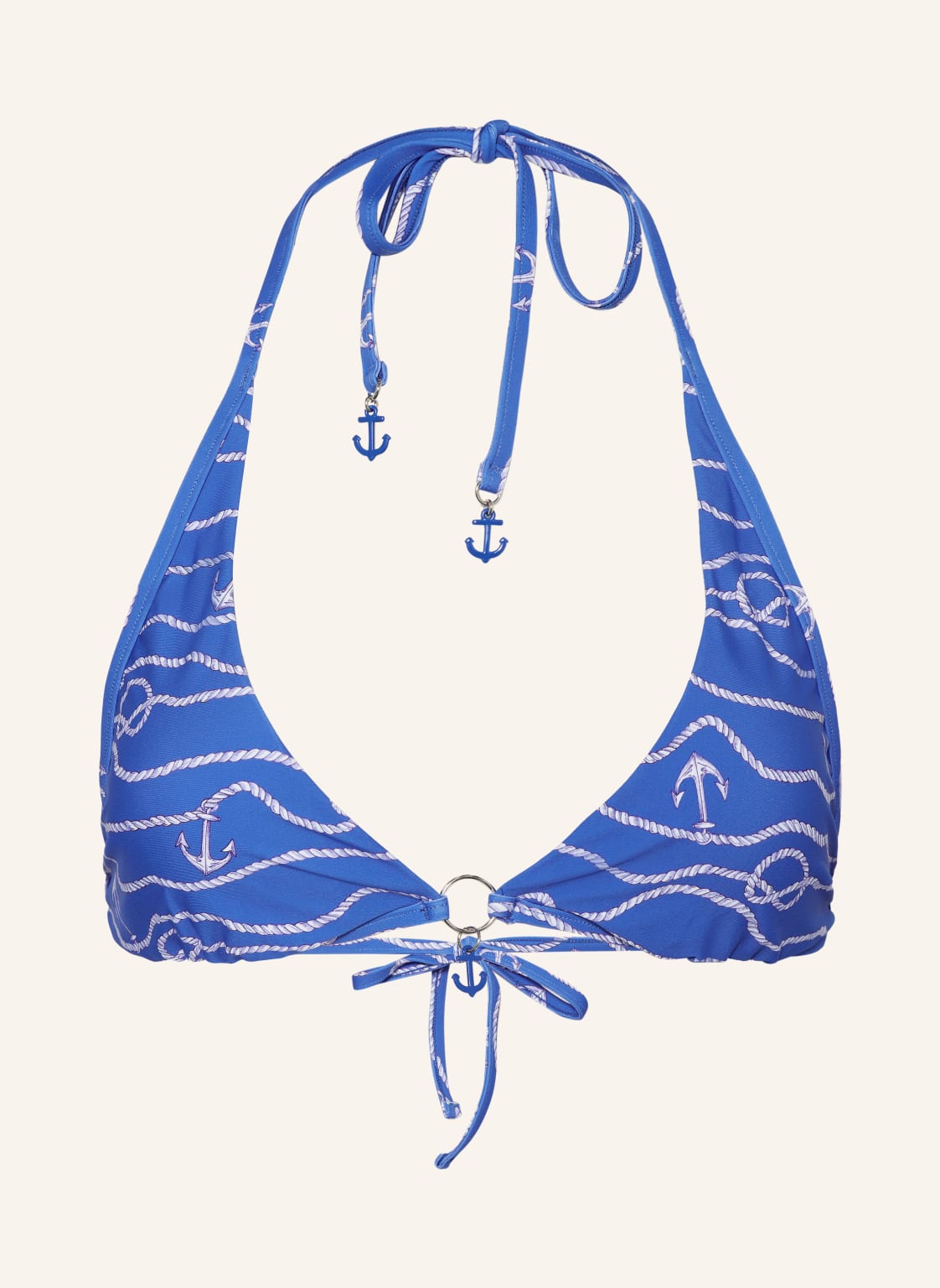 Seafolly Triangel-Bikini-Top Setsail blau von Seafolly
