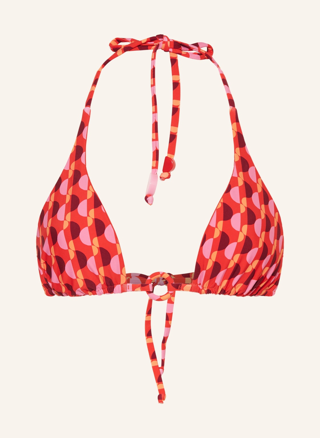 Seafolly Triangel-Bikini-Top Sorrento Zum Wenden rot von Seafolly