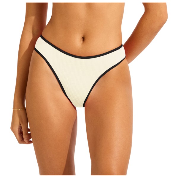 Seafolly - Women's  Beach Bound High Leg Pant - Bikini-Bottom Gr 42 orange von Seafolly