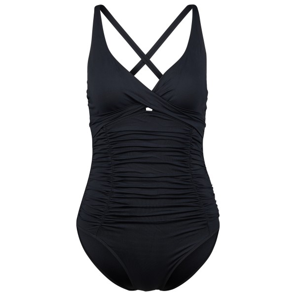 Seafolly - Women's Collective MF Gathered Wrapfront Onepiece - Badeanzug Gr 32 schwarz von Seafolly