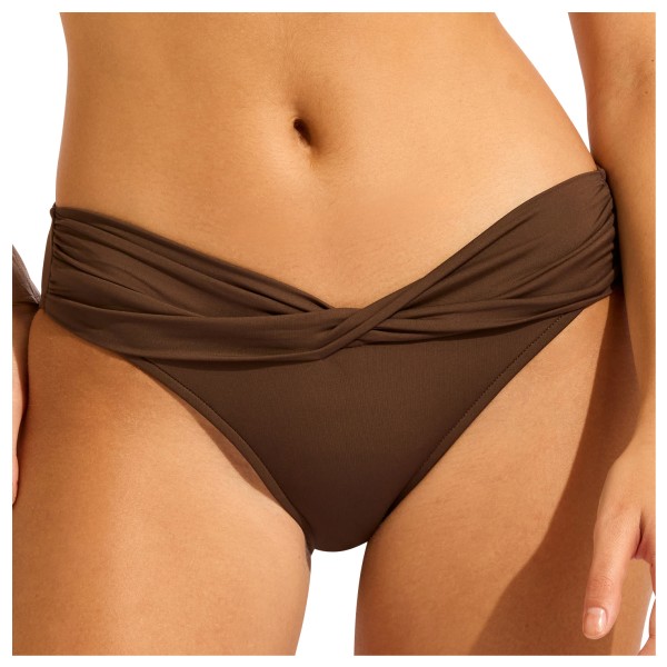 Seafolly - Women's Collective Twist Band Hipster - Bikini-Bottom Gr 42 orange von Seafolly