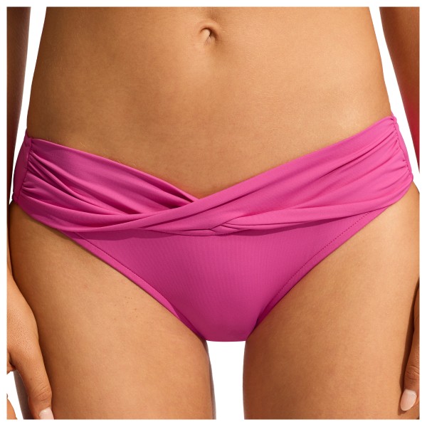 Seafolly - Women's Collective Twist Band Hipster - Bikini-Bottom Gr 8 bunt von Seafolly