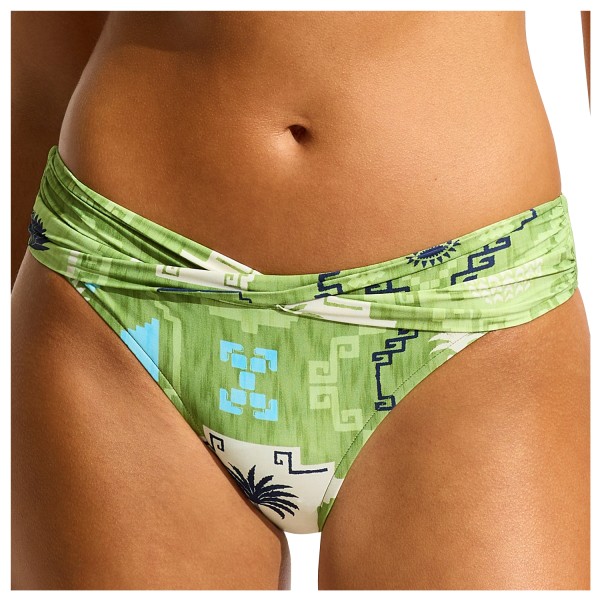 Seafolly - Women's Kasbah Twist Band Mini Hipster - Bikini-Bottom Gr 34 bunt von Seafolly