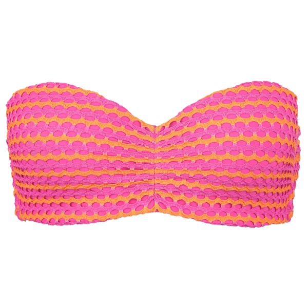 Seafolly - Women's Mesh Effect Bustier Bandeau - Bikini-Top Gr 32 rosa von Seafolly