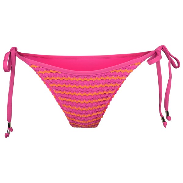 Seafolly - Women's Mesh Effect Tie Side Rio Pant - Bikini-Bottom Gr 36 rosa von Seafolly