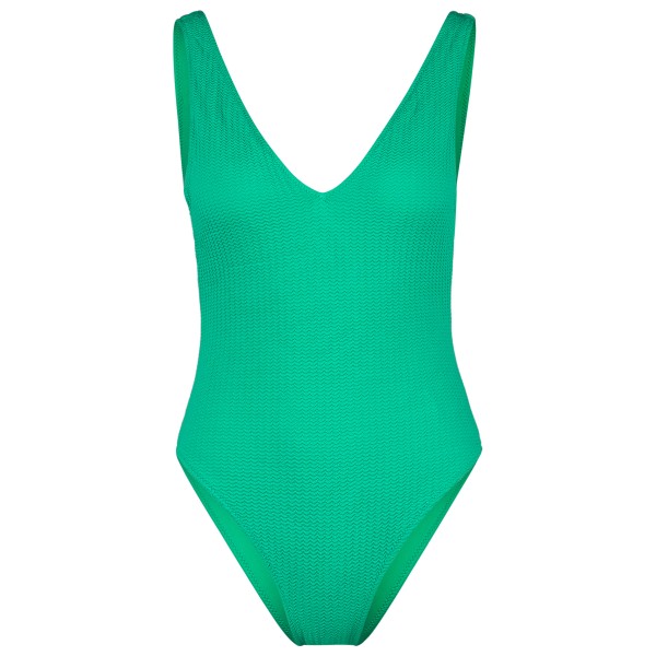 Seafolly - Women's Sea Dive Deep V Neck One Piece - Badeanzug Gr 10;12;14;16;8 schwarz;türkis von Seafolly