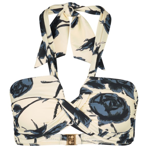 Seafolly - Women's Secret Garden Halter Bandeau - Bikini-Top Gr 34 grau von Seafolly