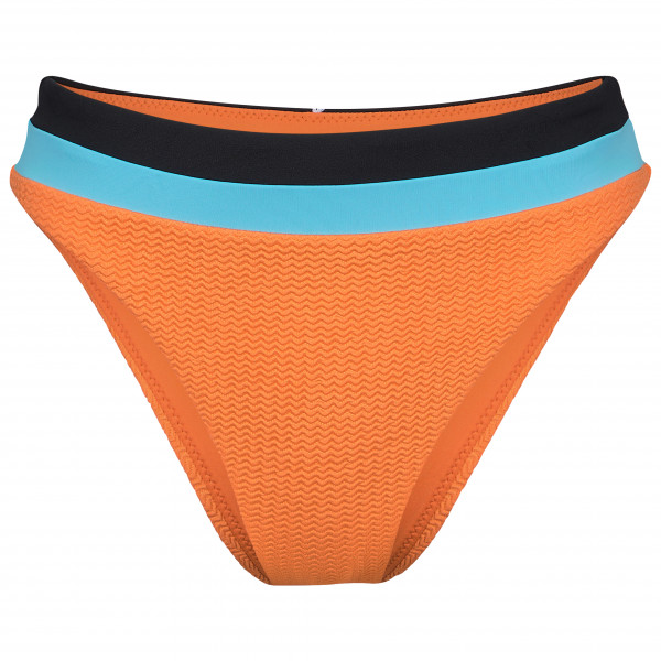 Seafolly - Women's Slice of Splice Spliced High Rise - Bikini-Bottom Gr 32 orange von Seafolly