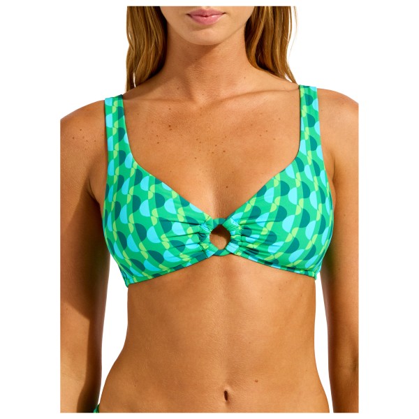 Seafolly - Women's Sorrento Ring Front Tank - Bikini-Top Gr 38 orange von Seafolly