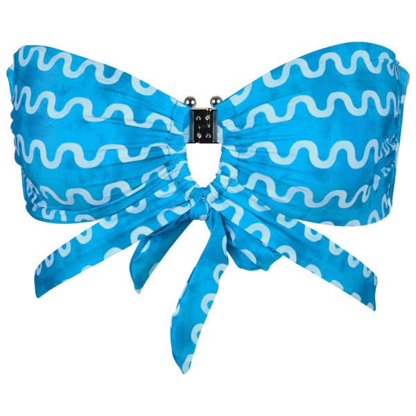 Seafolly - Women's Soundwave U Wire Bandeau Bra - Bikini-Top Gr 34 blau von Seafolly