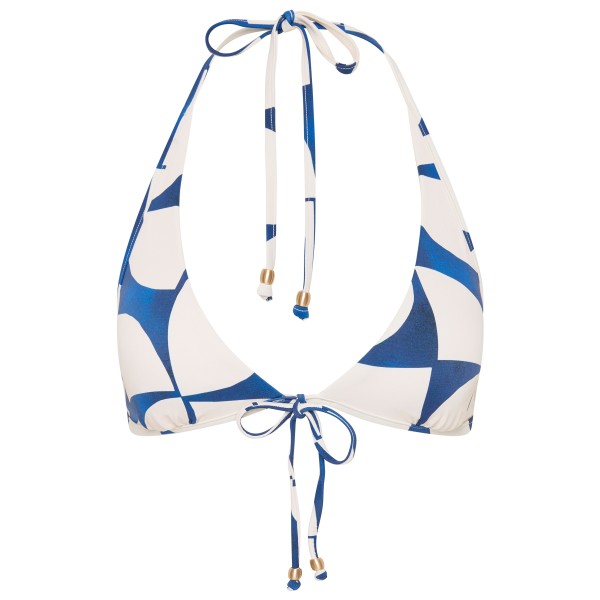 Seafolly - Women's Sunray Long Line Halter Bra - Bikini-Top Gr 44 weiß von Seafolly