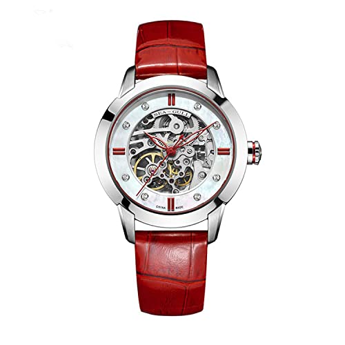 SEA-GULL 2020 Neue Möwen-Armbanduhr für Damen, einfaches Temperament, Skelon-Uhr, Strass, automatische mechanische Uhren, Armband von Seagull