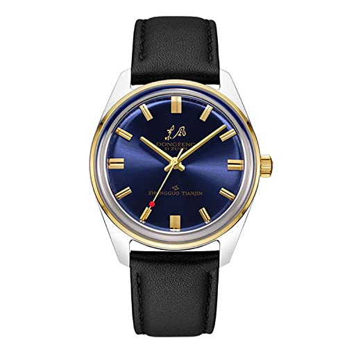 SEA-GULL 2021 Neue Seagull Herren Automatikuhr Replik Dongfeng Klassische mechanische Uhr Reproduktion Serie, blau, Riemen von Seagull