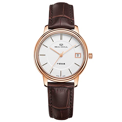 SEA-GULL Seagull Uhr Damen Einfache Business Wasserdichte Damen Armbanduhr Automatik Mechanische Uhr, Riemen SEA-GULL Seagull Uhr Damen Einfache Business Wasserdichte Damen Armbanduhr Automatik Mechanische Uhr, Riemen von Seagull
