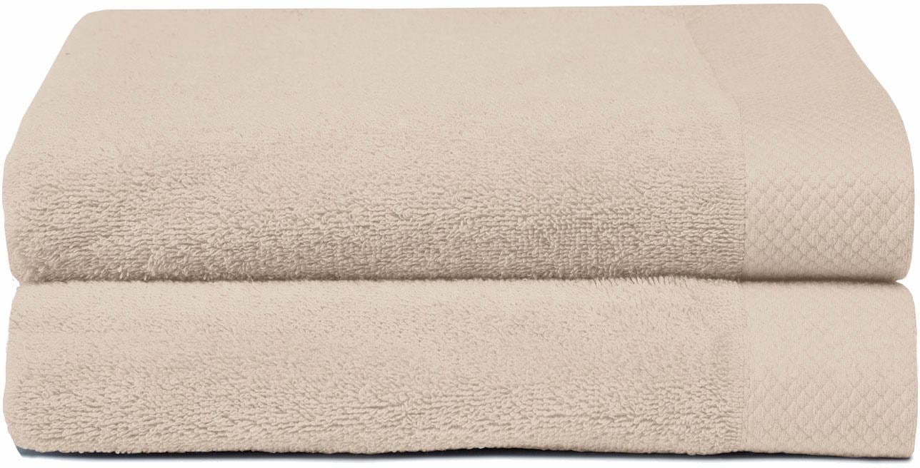 Seahorse Badetuch "Seahorse Pure", (2 St., 2er Set Handtücher 60 x 110 cm), 100% superweiche Frotteebaumwolle von Seahorse