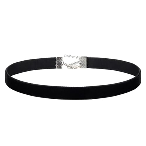 Seaield Klassische schwarze Choker-Halskette, verstellbares Halsband, Hexen-Zubehör für Frauen, Gothic-Schmuck, einzigartiges Geschenk für Gothic-Stil-Enthusiasten Seaield Klassische schwarze Choker-Halskette, verstellbares Halsband, Hexen-Zubehör für Frauen, Gothic-Schmuck, einzigartiges Geschenk für Gothic-Stil-Enthusiasten von Seaield