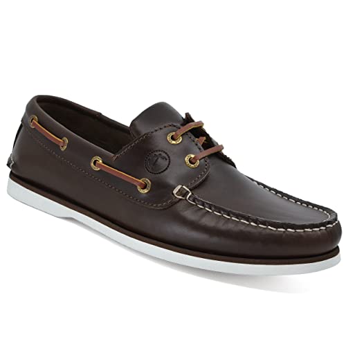 Seajure Damen Bootsschuhe Forvie Dunkelbraunes Leder (Numeric_39) von Seajure