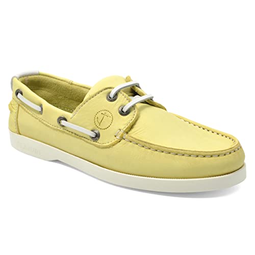 Seajure Damen Bootsschuhe Lipite Zitrone Nubukleder (eu_Footwear_Size_System, Adult, Numeric, medium, Numeric_40) von Seajure