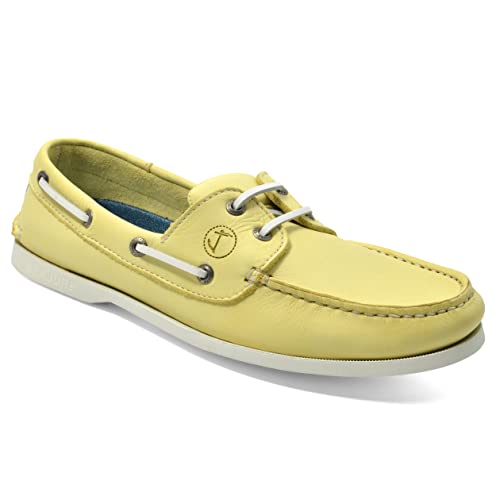 Seajure Herren Bootsschuhe Carova Zitrone Nubukleder (eu_Footwear_Size_System, Adult, Numeric, medium, Numeric_46) von Seajure