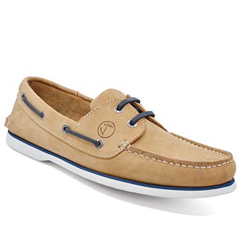 Seajure Herren Bootsschuhe Cofete Kamel Nubukleder (Numeric_41) von Seajure