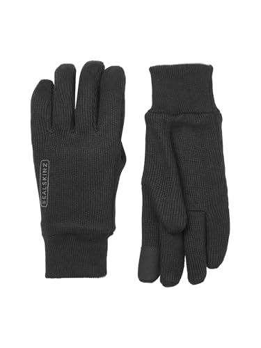 SEALSKINZ Herren Windproof All Weather Knitted Glove Necton Winddichter Allwetter-Strickhandschuh, Schwarz, XL SEALSKINZ Herren Windproof All Weather Knitted Glove Necton Winddichter Allwetter-Strickhandschuh, Schwarz, XL von SealSkinz