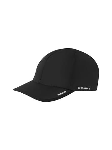 SEALSKINZ Unisex Langham Waterproof All Weather Baseball Cap, Black, Einheitsgröße von SealSkinz