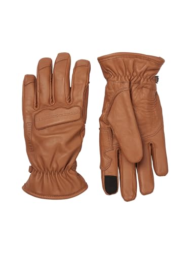 SEALSKINZ Twyford Fusion Control Unisex wasserdichte Handschuhe aus Ziegenleder, für Arbeit und Alltag, mit Merinowolle gefüttert, dreilagige Isolationstechnologie, hautfarben, L von SealSkinz