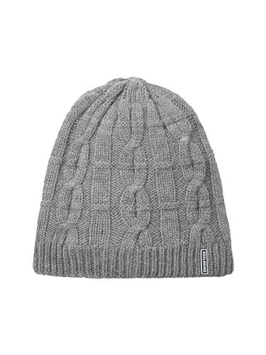 SEALSKINZ Unisex Blakeney Strickmütze für kaltes Wetter, mit Zopfmuster, wasserdicht Beanie Hat, Grau, XX-Large von SealSkinz